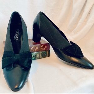 Prevata Italian Leather dress pumps Narrow AAAA